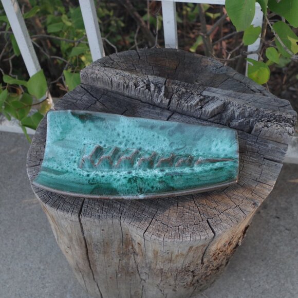 Vintage Pottery Art Ashtray - Picture 1 of 8